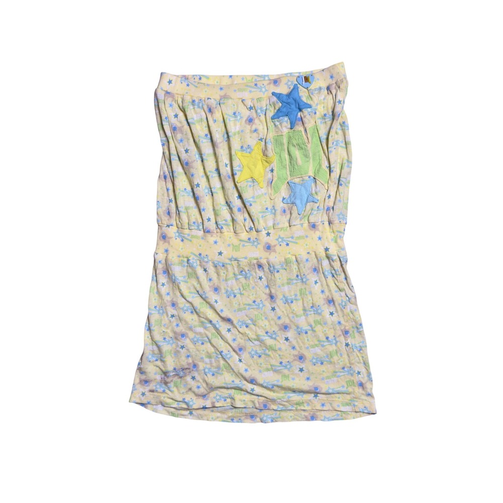 Vintage Y2K Star Print Strapless Tube top